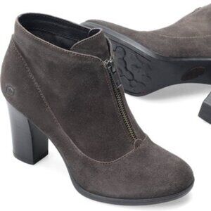 BORN kenley boots heeled suede brown